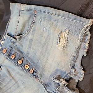 Rewash High-rise Button-fly Distressed Jean / Denim Shorts size 9/29